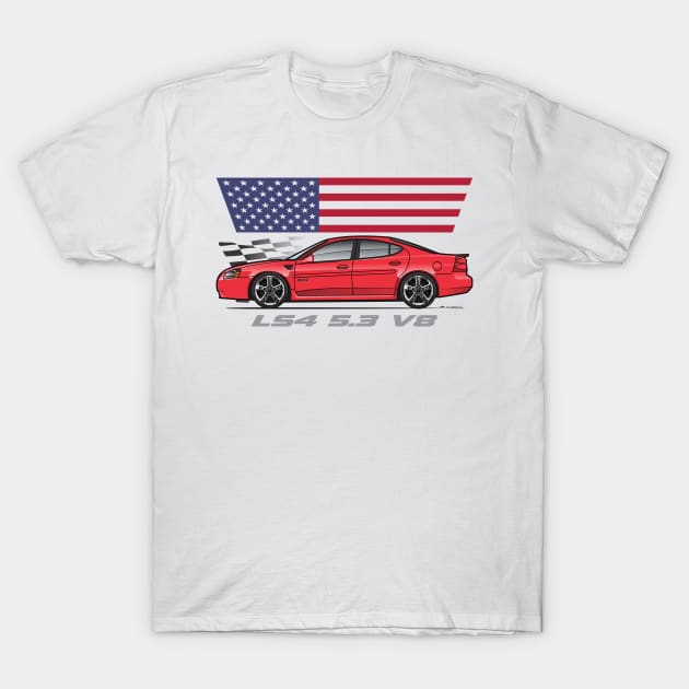 LS4 Red T-Shirt by JRCustoms44